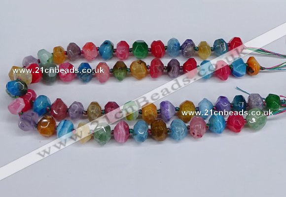 CNG3370 15.5 inches 10*14mm - 12*16mm nuggets agate beads