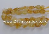 CNG3424 15.5 inches 15*20mm - 20*30mm nuggets citrine beads