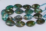 CNG3453 15.5 inches 30*40mm oval dragon veins agate beads