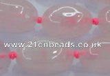 CNG351 15.5 inches 15*20mm - 25*30mm nuggets rose quartz beads