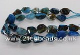 CNG3510 15.5 inches 15*20mm - 18*25mm faceted nuggets agate beads