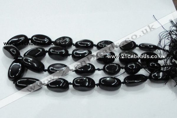 CNG352 15.5 inches 15*20mm - 20*35mm nuggets obsidian beads