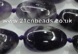 CNG354 15.5 inches 15*20mm - 25*35mm nuggets amethyst beads