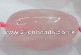 CNG358 15.5 inches 25*40mm - 40*60mm nuggets rose quartz beads