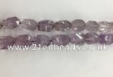 CNG3583 13*18mm - 15*20mm faceted nuggets light amethyst beads