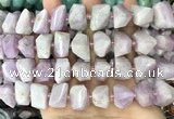 CNG3603 15.5 inches 13*20mm - 15*24mm faceted nuggets kunzite beads