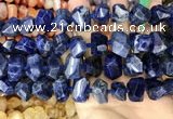 CNG3612 15.5 inches 13*20mm - 15*24mm faceted nuggets sodalite beads