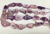 CNG3637 15.5 inches 22*30mm - 30*40mm freeform druzy agate beads