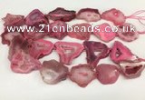 CNG3639 15.5 inches 22*30mm - 30*40mm freeform druzy agate beads