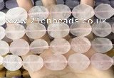 CNG3700 15.5 inches 15*20mm freeform rough rose quartz beads