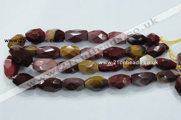 CNG371 15.5 inches 20*25mm faceted nuggets mookaite beads