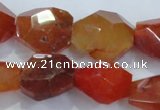 CNG392 15.5 inches 18*20mm – 22*25mm faceted nuggets agate beads