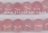 CNG41 15.5 inches 11*15mm nuggets rose quartz gemstone beads