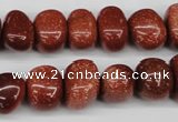 CNG43 15.5 inches 11*15mm nuggets goldstone gemstone beads