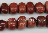 CNG43 15.5 inches 11*15mm nuggets goldstone gemstone beads