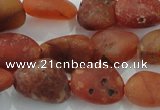 CNG430 15.5 inches 13*18mm nuggets agate gemstone beads