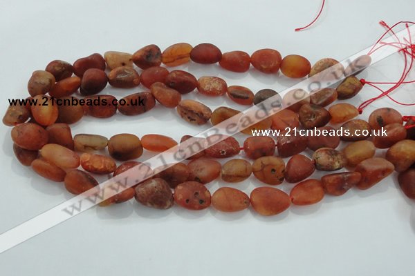 CNG430 15.5 inches 13*18mm nuggets agate gemstone beads