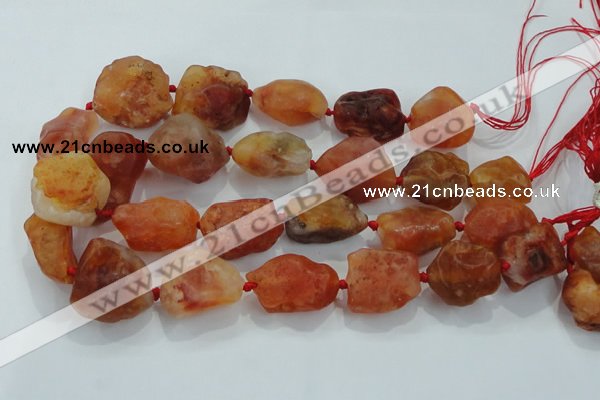 CNG433 15.5 inches 18*25mm – 32*40mm nuggets agate gemstone beads