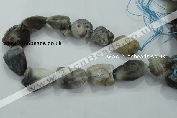 CNG436 15.5 inches 20*25mm – 28*40mm nuggets Botswana agate beads