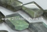 CNG445 15.5 inches 15*20mm – 20*32mm faceted nuggets labradorite beads