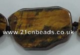 CNG462 15.5 inches 20*25mm - 25*55mm nuggets tiger eye beads