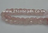 CNG5003 15.5 inches 12*16mm - 15*20mm faceted nuggets rose quartz beads