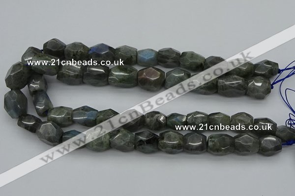 CNG5007 15.5 inches 10*14mm - 13*18mm faceted nuggets labradorite beads