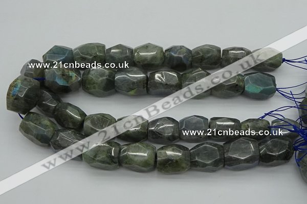 CNG5009 15.5 inches 15*20mm - 18*25mm faceted nuggets labradorite beads