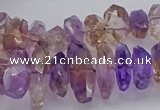 CNG5026 15.5 inches 7*12mm - 10*18mm faceted nuggets ametrine beads