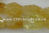 CNG5050 15.5 inches 13*18mm - 15*20mm faceted nuggets citrine beads