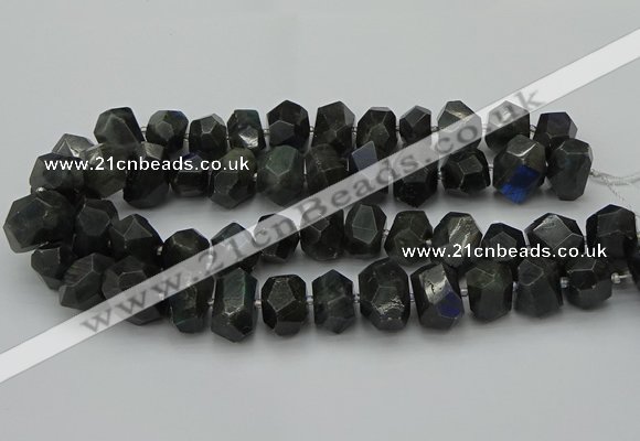 CNG5075 15.5 inches 13*18mm - 15*20mm faceted nuggets labradorite beads