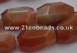 CNG5091 15.5 inches 13*18mm - 15*25mm faceted nuggets sunstone beads