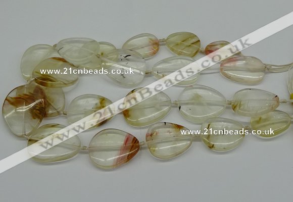 CNG5154 16*22mm - 30*35mm freeform volcano cherry quartz beads