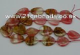 CNG5155 16*22mm - 30*35mm freeform volcano cherry quartz beads