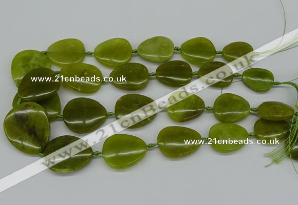 CNG5160 15.5 inches 16*22mm - 30*35mm freeform Korea jade beads