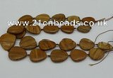 CNG5172 15.5 inches 16*22mm - 30*35mm freeform picture jasper beads