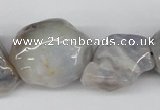 CNG52 15.5 inches 24*30mm nuggets botswana agate gemstone beads