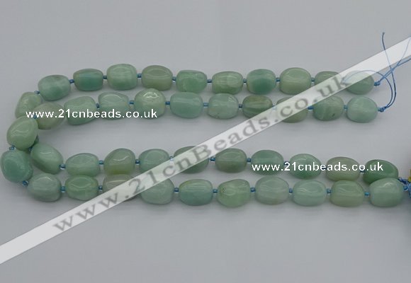 CNG5299 15.5 inches 8*12mm - 12*16mm nuggets amazonite beads