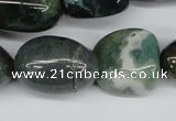 CNG53 15.5 inches 12*18mm - 24*30mm nuggets grass agate beads