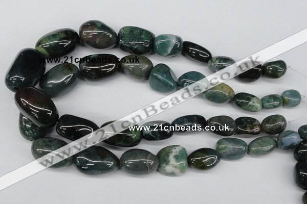 CNG53 15.5 inches 12*18mm - 24*30mm nuggets grass agate beads