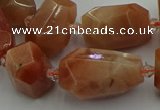 CNG5305 15.5 inches 12*16mm - 15*20mm faceted nuggets moonstone beads