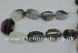 CNG5311 15.5 inches 20*30mm - 35*45mm freeform agate beads