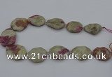 CNG5312 15.5 inches 20*30mm - 35*45mm freeform tourmaline beads