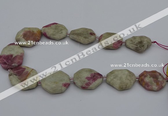 CNG5312 15.5 inches 20*30mm - 35*45mm freeform tourmaline beads