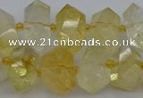 CNG5327 15.5 inches 12*16mm - 15*20mm faceted nuggets citrine beads