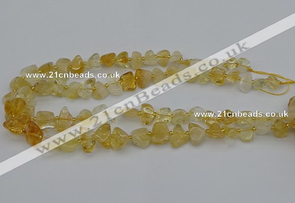 CNG5331 15.5 inches 6*8mm - 13*18mm nuggets citrine beads