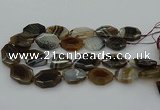 CNG5349 15.5 inches 25*35mm - 30*40mm faceted freeform agate beads