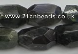 CNG5389 15.5 inches 12*16mm - 15*25mm faceted nuggets labradorite beads