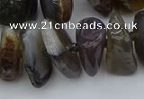 CNG5431 12*16mm - 20*28mm nuggets botswana agate gemstone beads