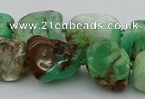 CNG5433 10*14mm - 20*30mm nuggets Australia chrysoprase beads